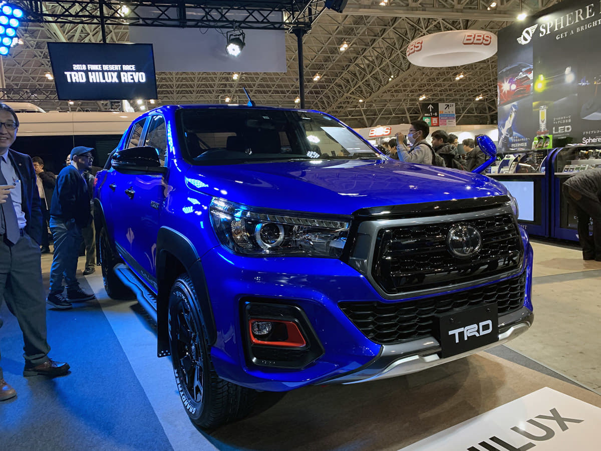 TRD、ハイラックス、HILUX、スープラ、SUPRA、プリウス、エアロ、東京オートサロン