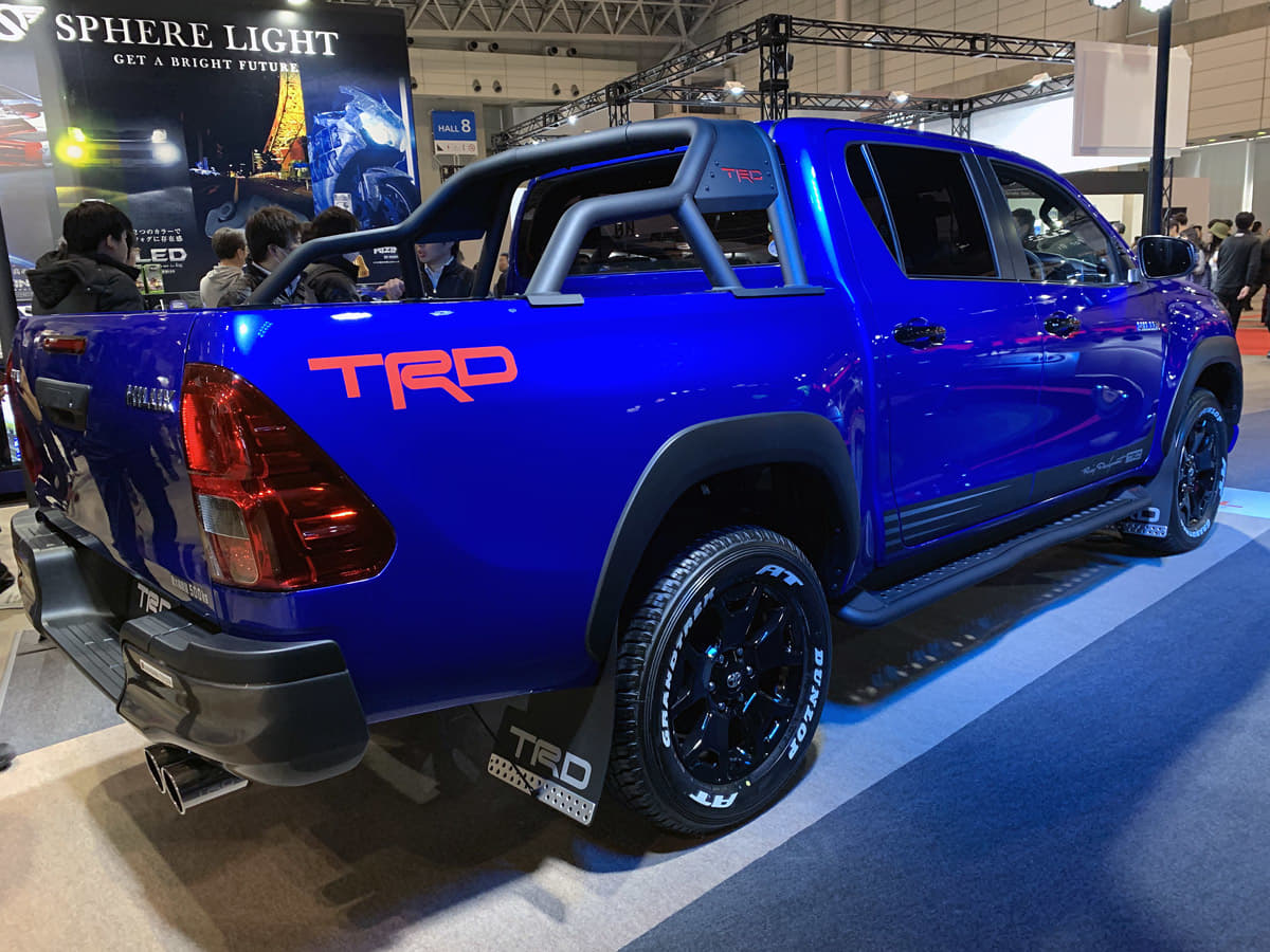 TRD、ハイラックス、HILUX、スープラ、SUPRA、プリウス、エアロ、東京オートサロン