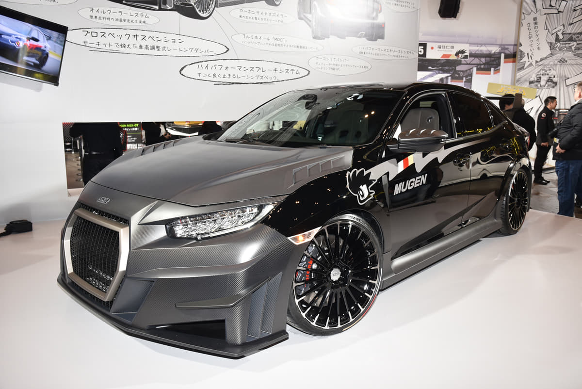 無限がホンダ・シビックの超過激コンプリートカーを発表！ | AUTO