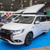 ジャパンキャンピングカーショー2019、カングー、ラングラー、アウトランダーPHEV、ジムニー、車中泊、ハイラックス