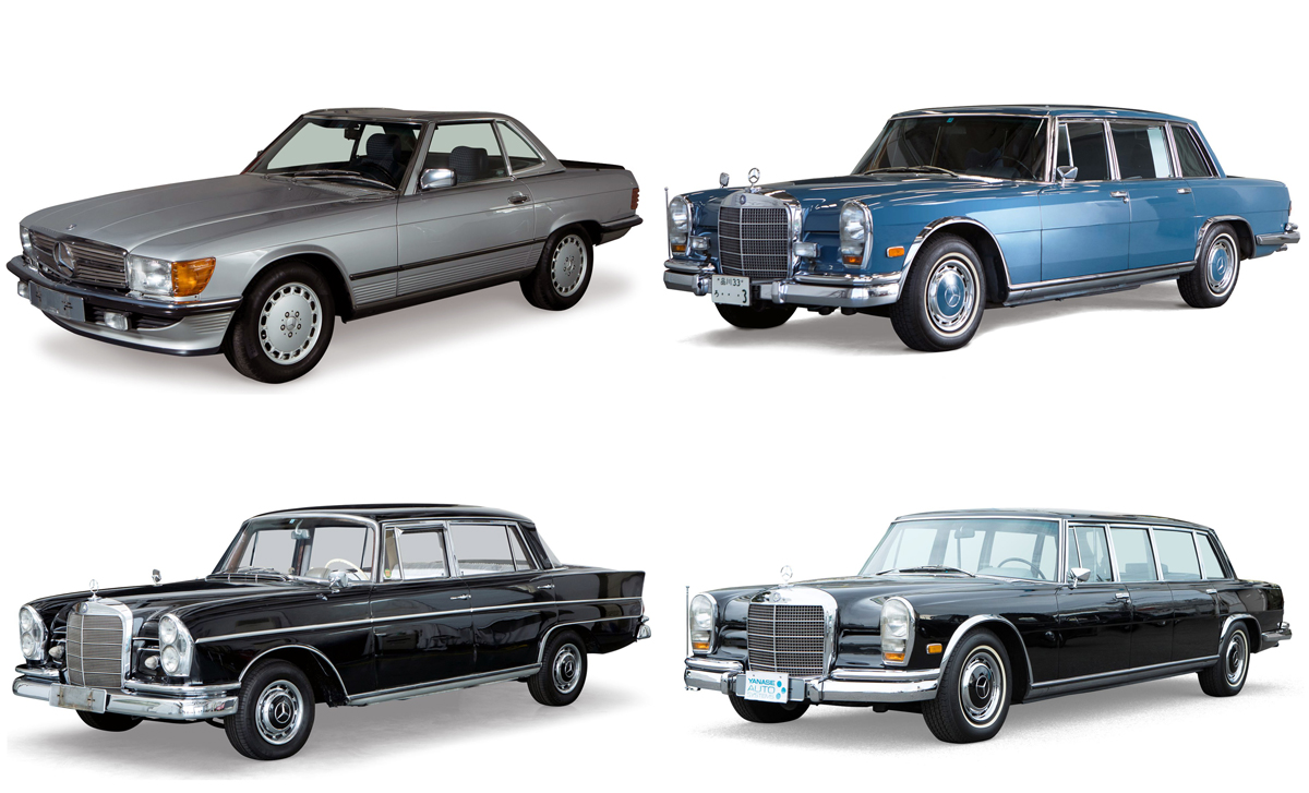 クラシックベンツ　旧車カタログ　まとめ売り メルセデスベンツ 総合カタログ Sクラス・ミディアムクラス・190