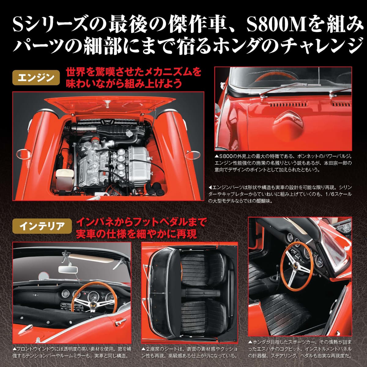 画像ギャラリー 実車のような仕上がりに驚愕 週間honda S800m エスハチ をつくる 先行予約開始 画像2 Auto Messe Web カスタム アウトドア 福祉車両 モータースポーツなどのカーライフ情報が満載