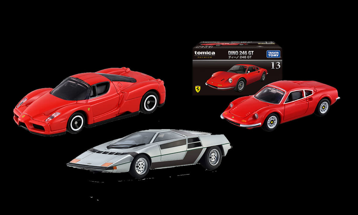 Takara Tomy - トミカ エンツォ フェラーリ初回仕様 ディーノ246GT プレミアム 8個SET トミカからエンツォ・フェラーリ！ 京商からは童夢 零