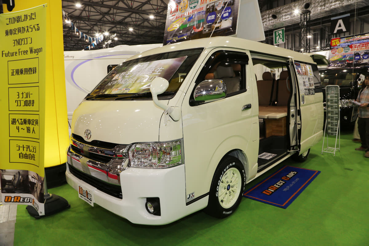 ハイエース＆キャラバンのトレンドは使い勝手と豪華さにあり【最新キャンピングカー事情】 | AUTO MESSE WEB（オートメッセウェブ）  ～カスタム・アウトドア・福祉車両・モータースポーツなどのカーライフ情報が満載～