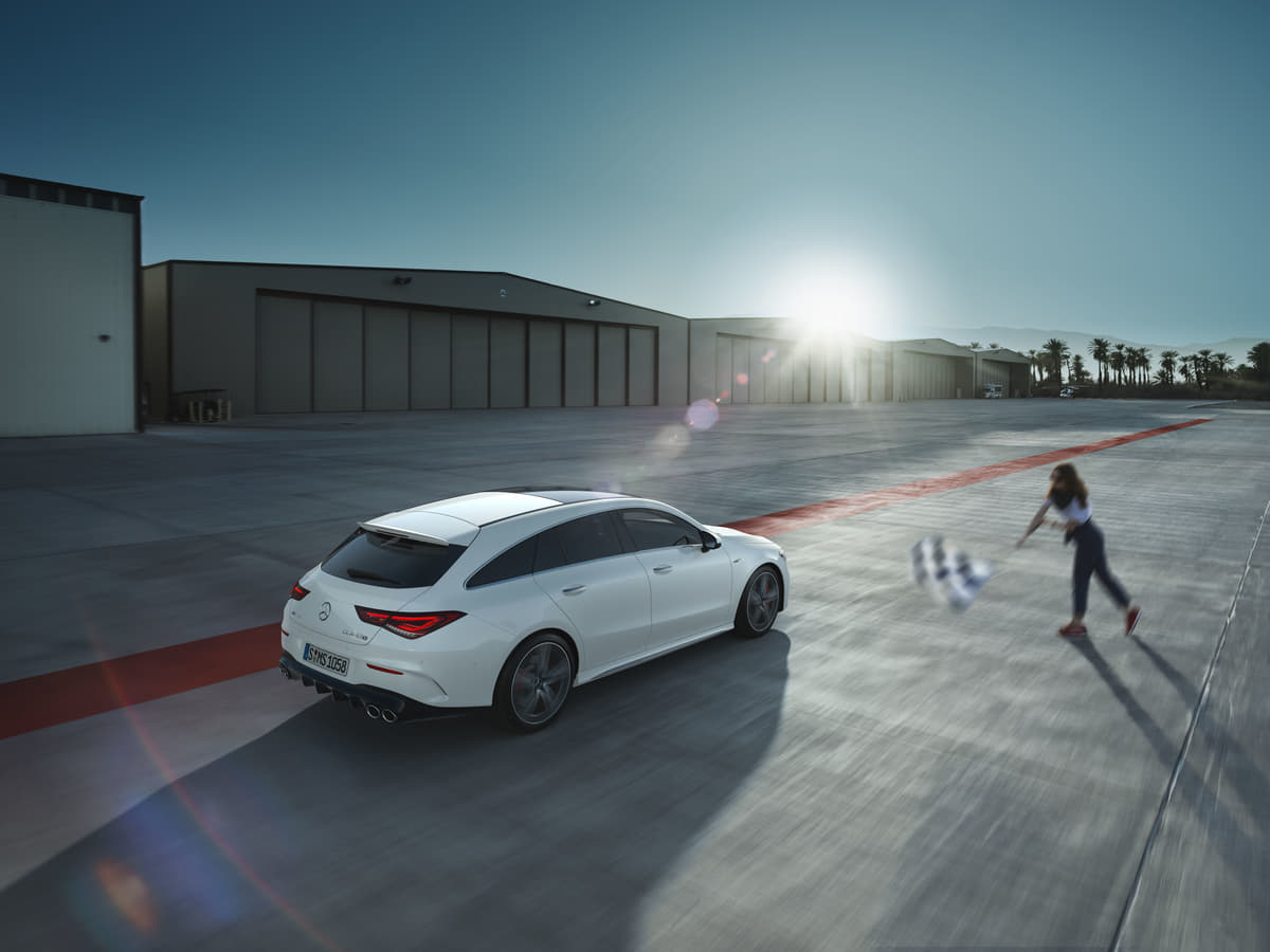 421馬力の最強ワゴン！ メルセデスAMG CLA 45 S 4MATIC+シューティング