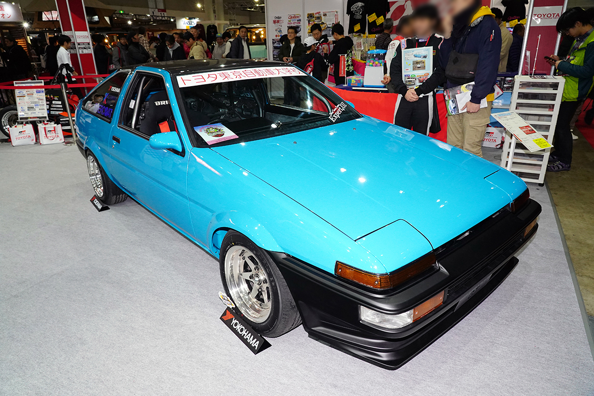 AE85トレノをベースに東京自動車大学校の学生がサーキット仕様にフル