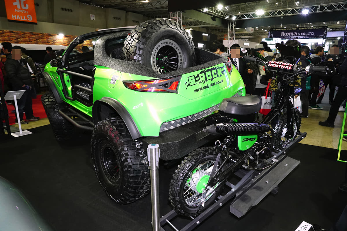 ジムニー と S660 が合体したら 魔改造なトランスフォーム オフロード車 S Rock Auto Messe Web カスタム アウトドア 福祉車両 モータースポーツなどのカーライフ情報が満載