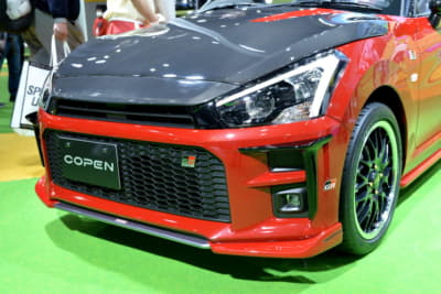 コペンgr Sport カスタマイズバージョンを披露 スポーティさを格段アップした内容とは 大阪オートメッセ Auto Messe Web カスタム アウトドア 福祉車両 モータースポーツなどのカーライフ情報が満載