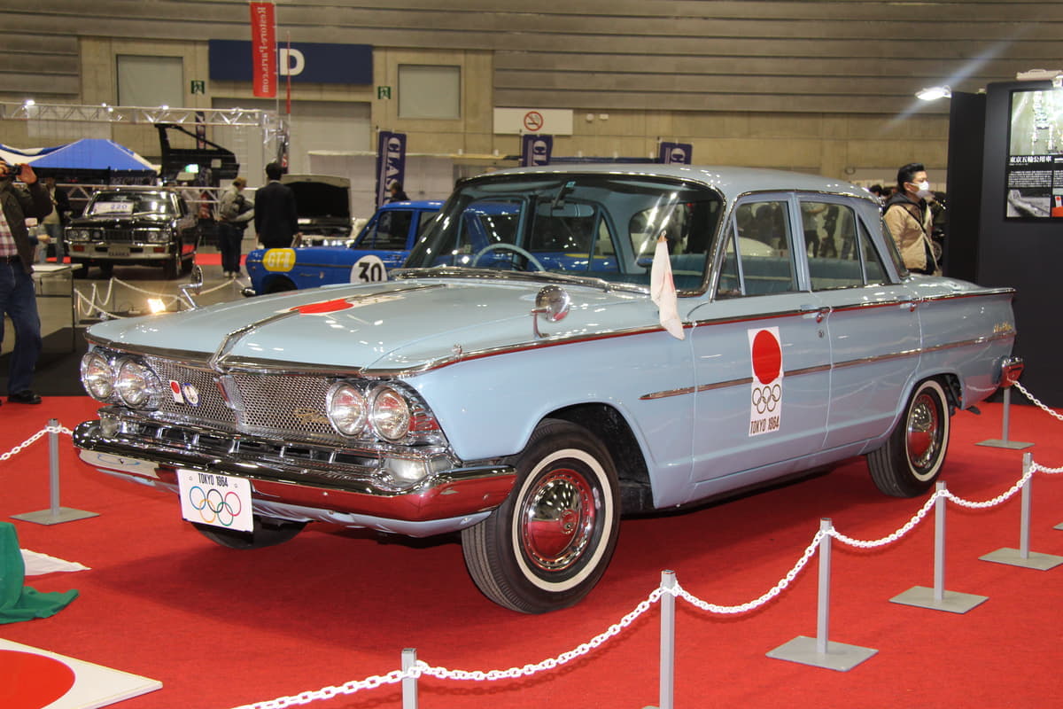 1964年東京オリンピックの聖火リレーに貢献したクルマにはセドリック、グロリア、クラウン、デボネアなどがあり、2020年はLQなどがある 〜 画像9