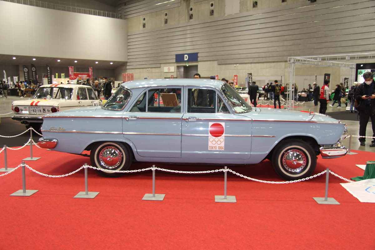 1964年東京オリンピックの聖火リレーに貢献したクルマにはセドリック、グロリア、クラウン、デボネアなどがあり、2020年はLQなどがある 〜 画像21