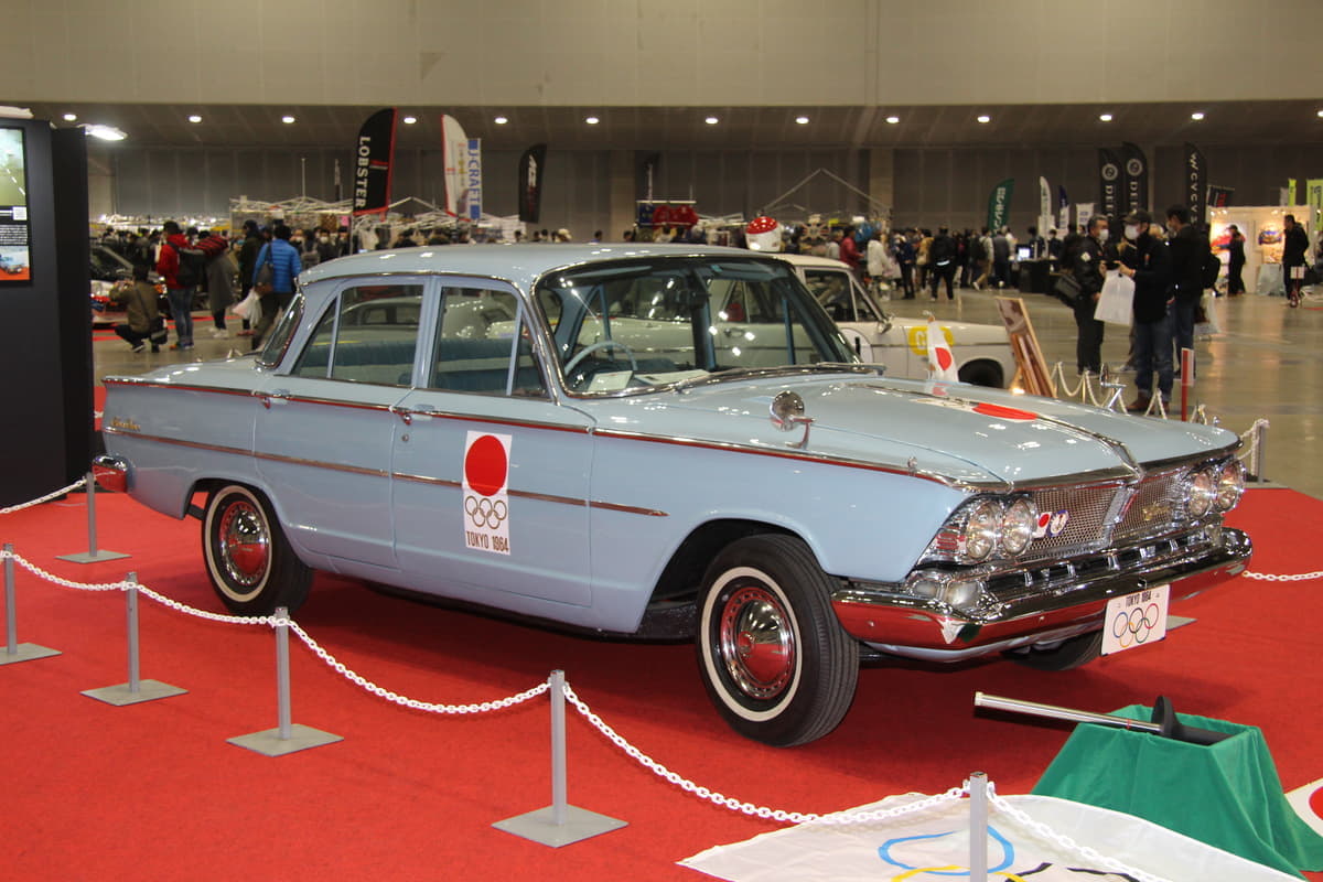 1964年東京オリンピックの聖火リレーに貢献したクルマにはセドリック、グロリア、クラウン、デボネアなどがあり、2020年はLQなどがある 〜 画像22