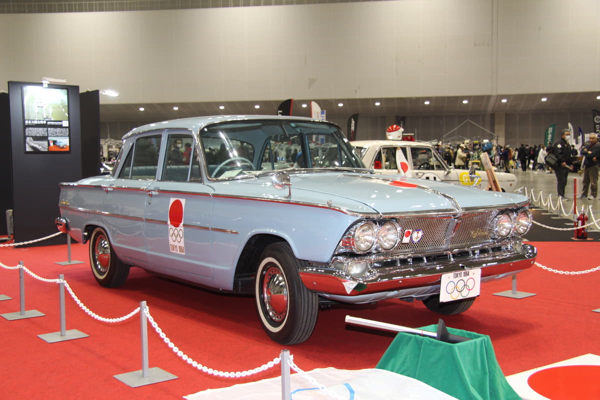 1964年東京オリンピックの聖火リレーに貢献したクルマにはセドリック、グロリア、クラウン、デボネアなどがあり、2020年はLQなどがある 〜 画像23