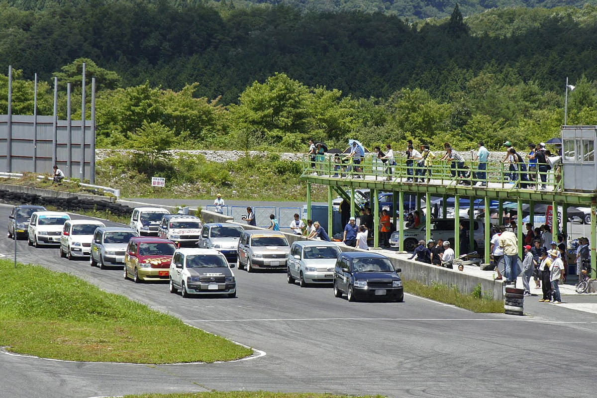 全日本プロ／サク選手権のレース風景