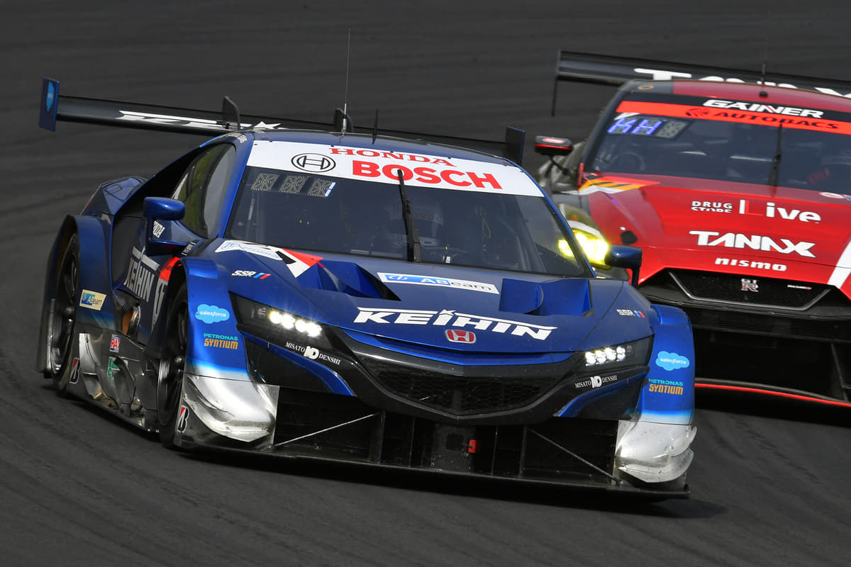 第２戦で勝利したケイヒンNSX