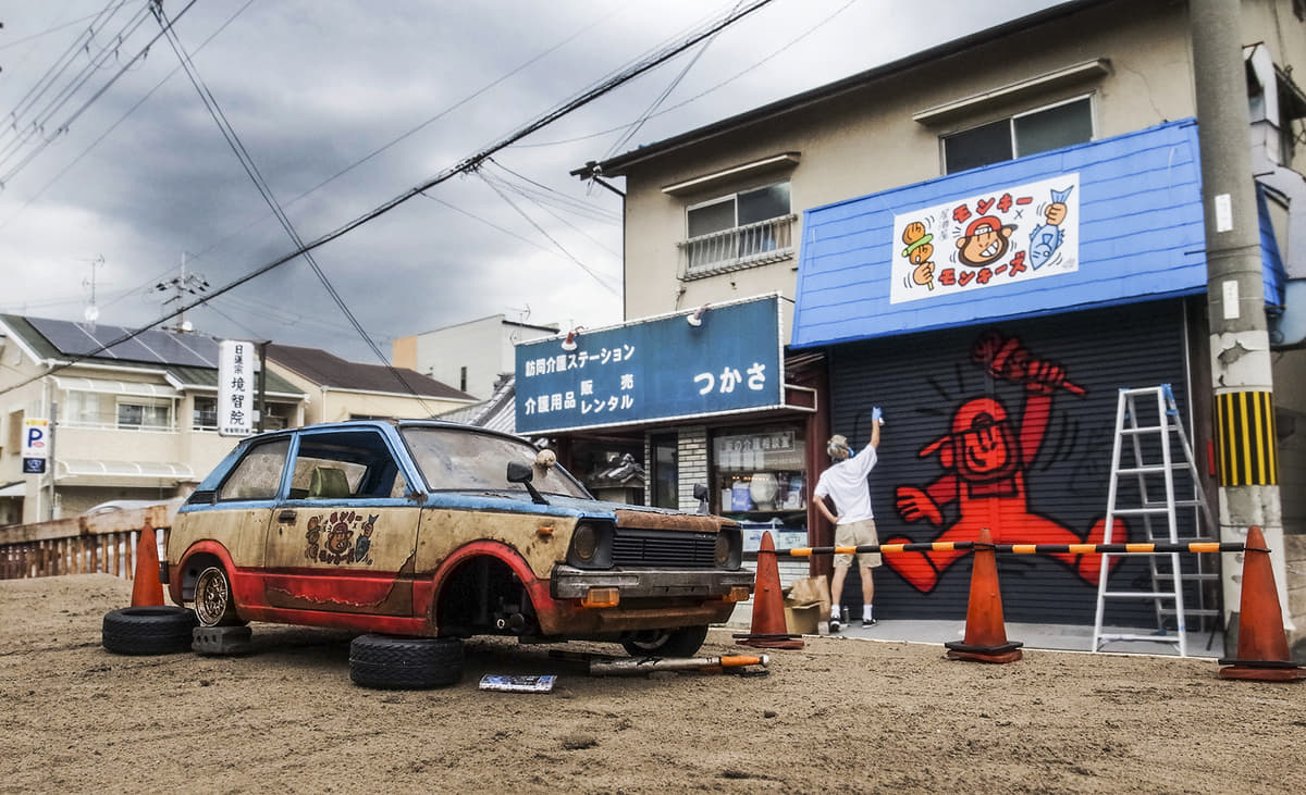 スズキ・アルトの放置車両