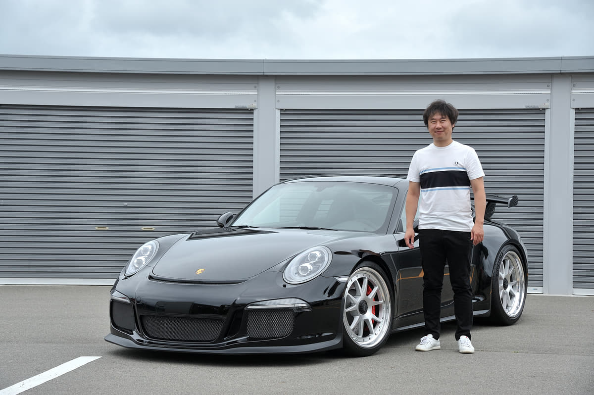 長野県のランナウェイで撮影したポルシェ911GT3