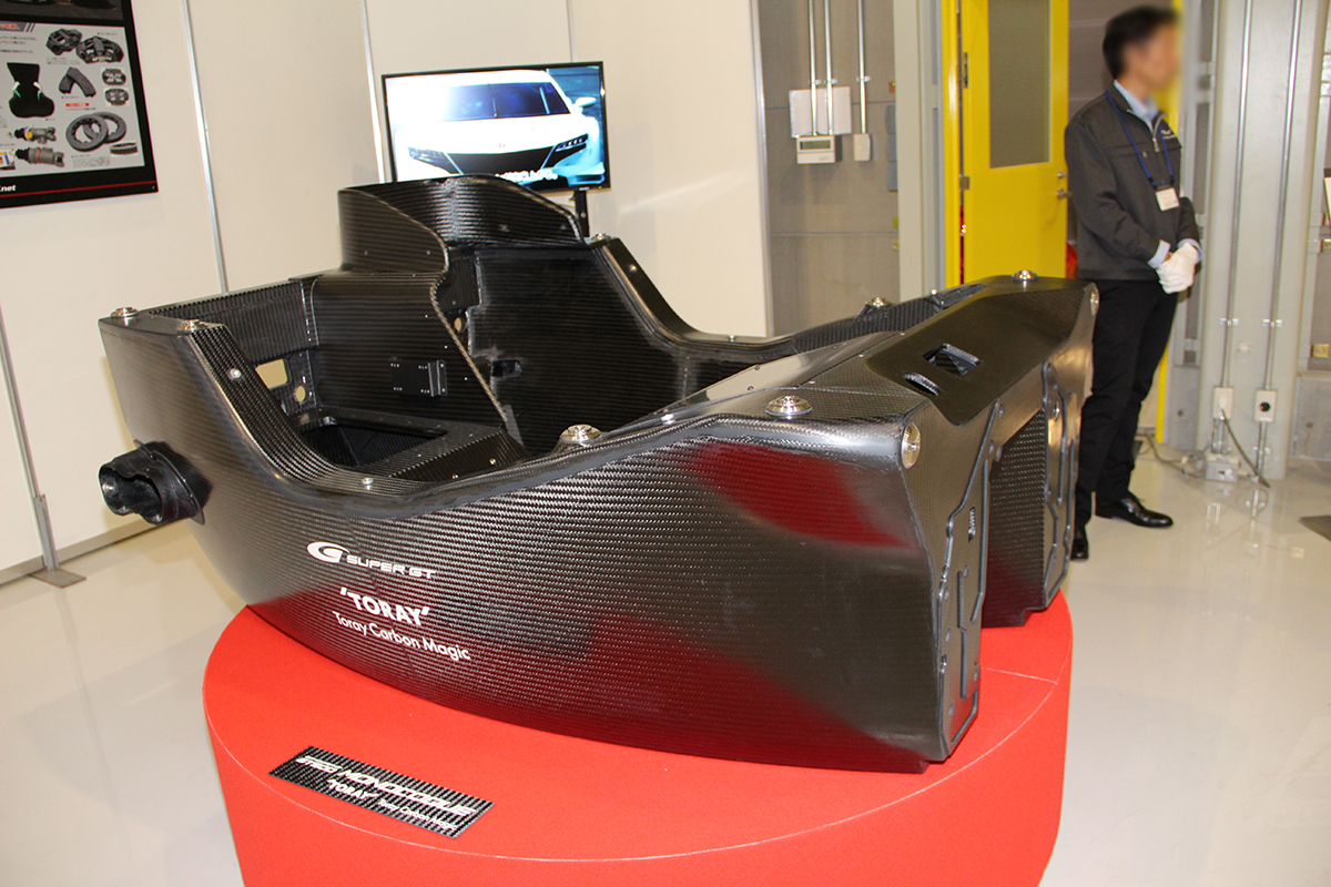 2014年のGT500クラスのスープラのモノコック
