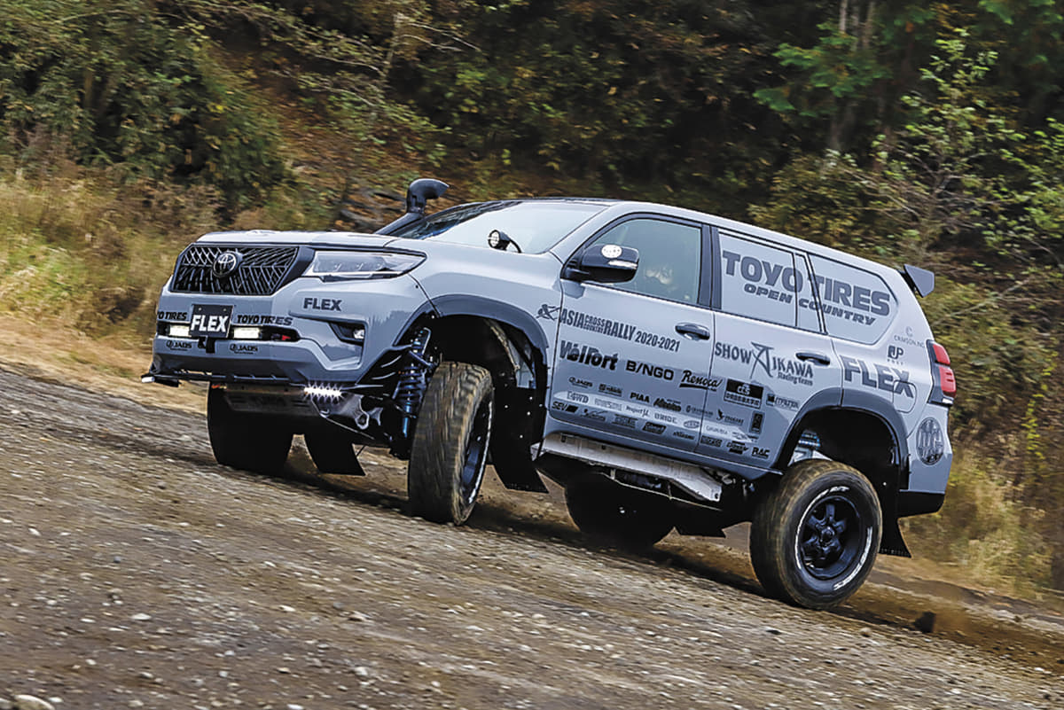 アジアクロスカントリーラリーに参戦する「FLEX SHOW AIKAWA Racing with TOYOTIRES」の2021年モデルのお披露目レポート 〜 画像21
