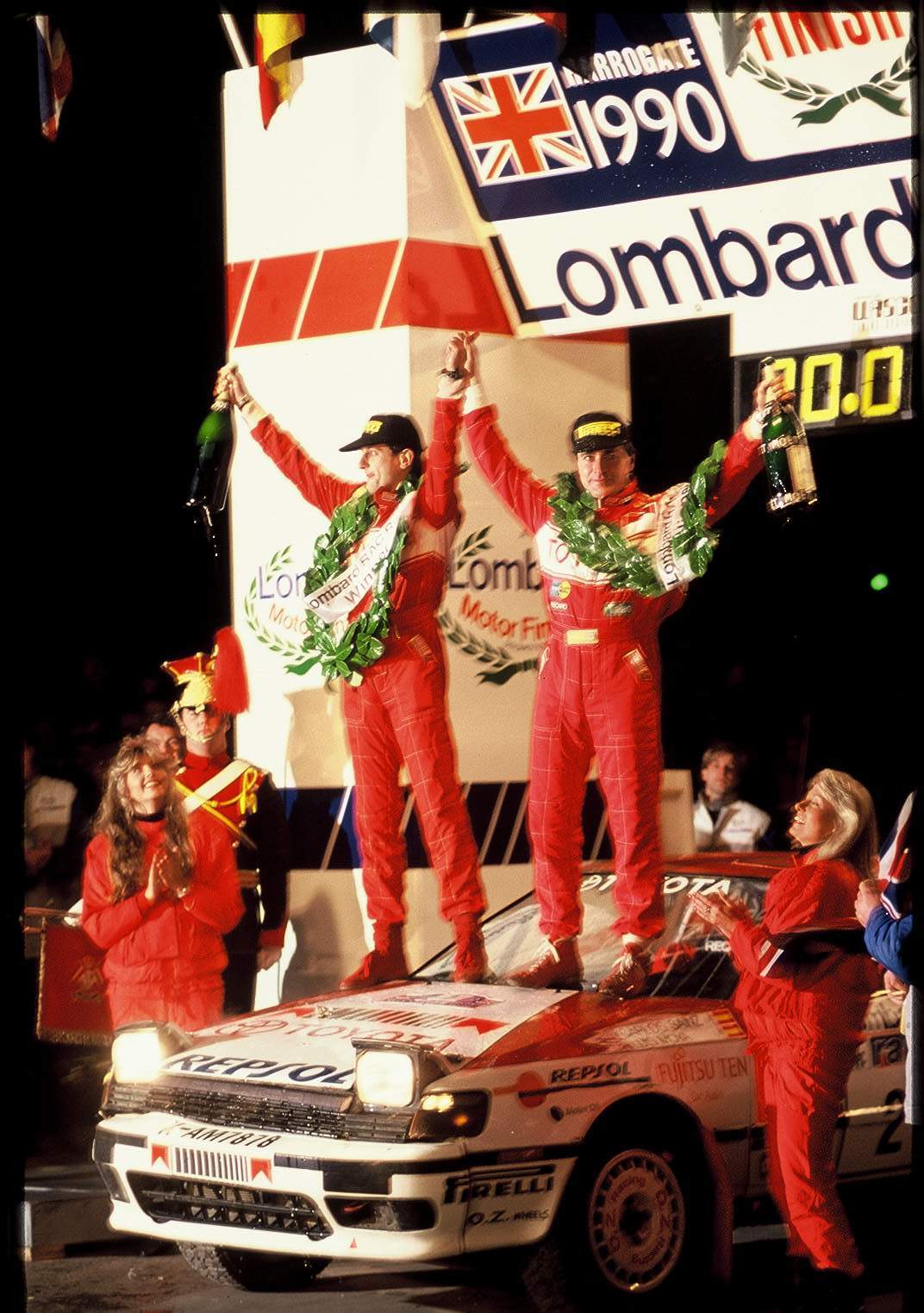 1990年、日本車で初のWRCタイトルを獲得したサインツ