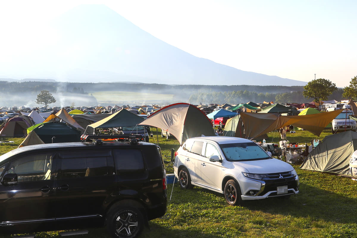 「StarCamp2019」に参加していた三菱・アウトランダーPHEV