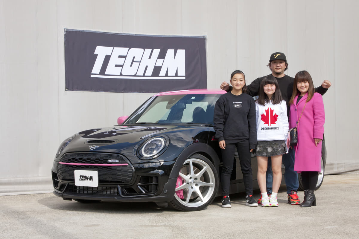 大阪府のテックMで撮影したMINIクラブマンJCW