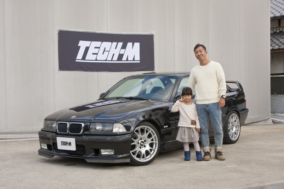 大阪府のテックMで撮影したBMW M3