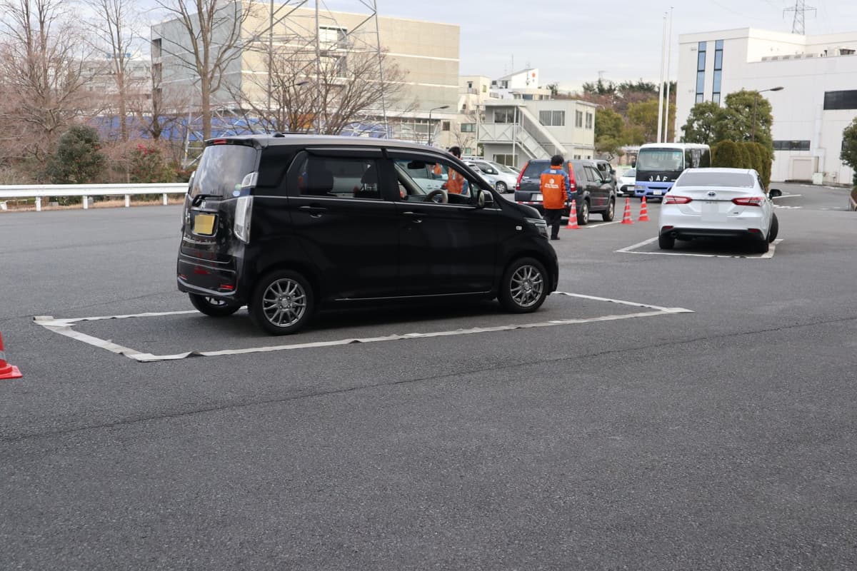 JAFの「ドライバーズセミナー 車庫入れコース」