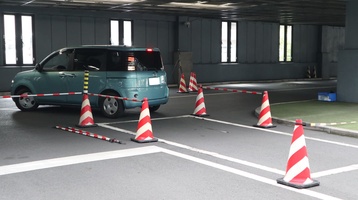 JAFの「ドライバーズセミナー 車庫入れコース」