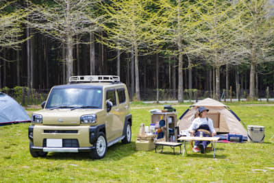 愛車自慢のキャンパーinふもとっぱら