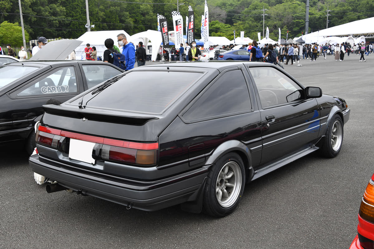 AE86トレノのリヤスタイル