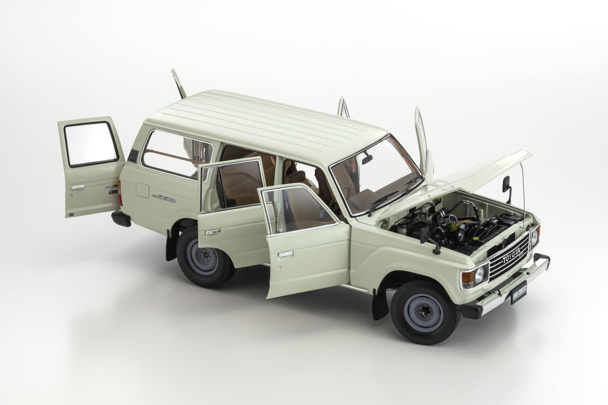 トヨタ・60ランドクルーザーが1/18スケールで復活！ 新色が追加され発売へ【京商】 | AUTO MESSE WEB（オートメッセウェブ）  ～カスタム・アウトドア・福祉車両・モータースポーツなどのカーライフ情報が満載～