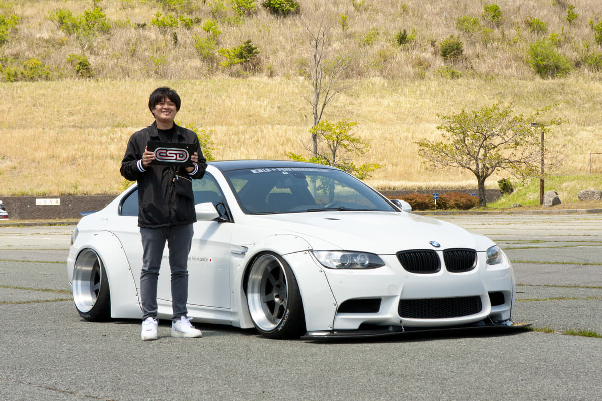 熊本県ジャック・イン・ザ・ボックスで撮影したBMW M3