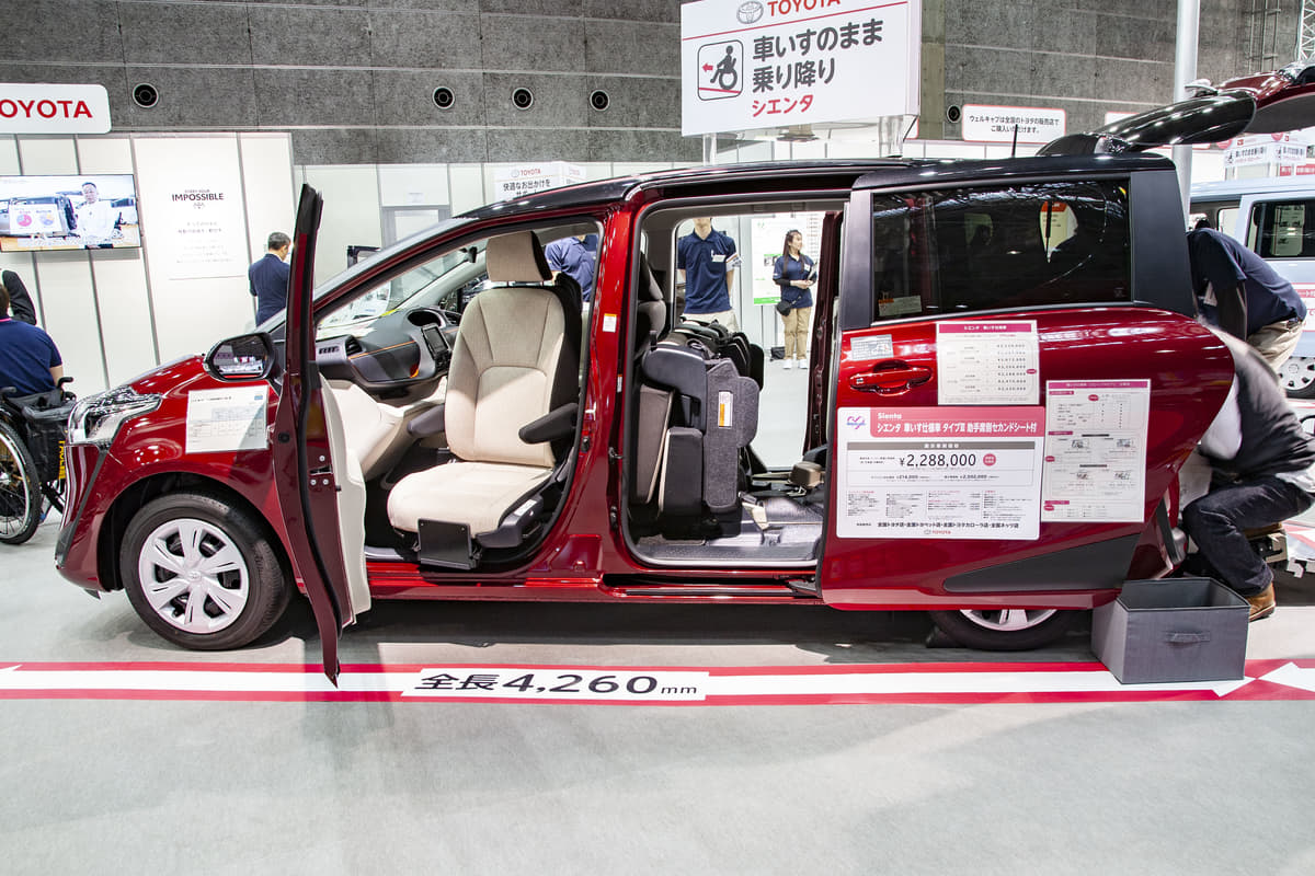 トヨタ･シエンタの車いす仕様車