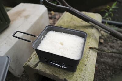 メスティンの飯盒炊飯