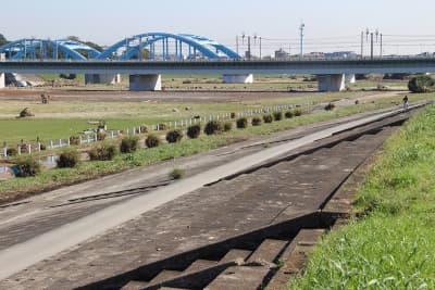 多摩川沿いのイメージ