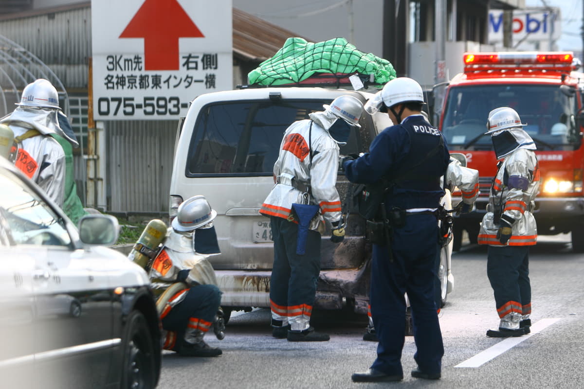 火災が起きた車両