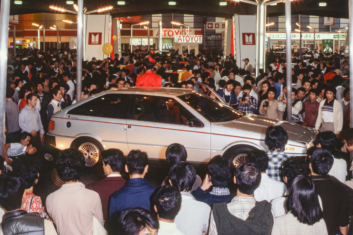 1979年の東京モーターショーの様子