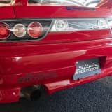 リヤガーニッシュスタイルの180SXのリヤコンビランプ