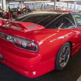 クリアテールにカスタマイズされた180SXのリヤスタイル