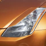 Z33ヘッドライトをアイラインで精悍に見せる