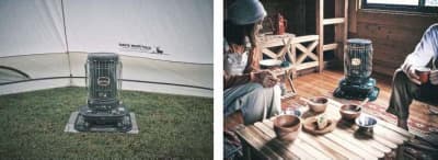 UA-47とUA-46テント内で使える石油ストーブ