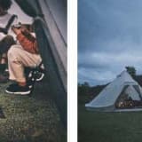 屋外でも使える石油ストーブ