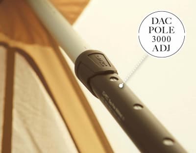 付属のDAC社製のDAC POLE 3000 ADJポール