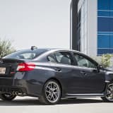 北米仕様のWRX STIのリヤスタイル