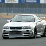 筑波を攻めるNISMO R34 GT-R Z-tune