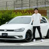 大阪府ペイトンで撮影したVWゴルフ7.5