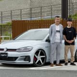 大阪府ペイトンで撮影したVWゴルフ7.5