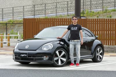 大阪府ペイトンで撮影したVWザ･ビートル