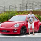 大阪府ペイトンで撮影したVWザ･ビートル