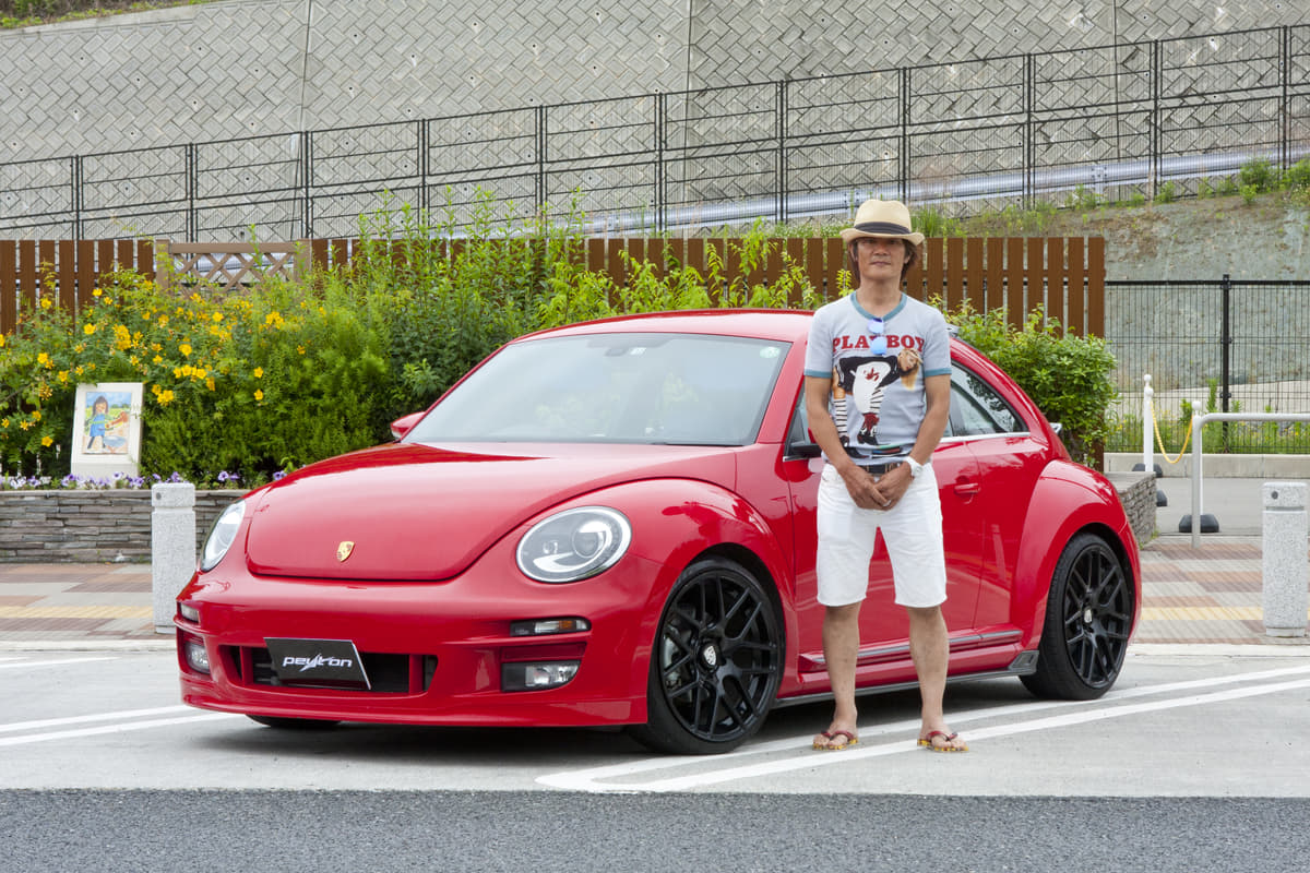 大阪府ペイトンで撮影したVWザ･ビートル